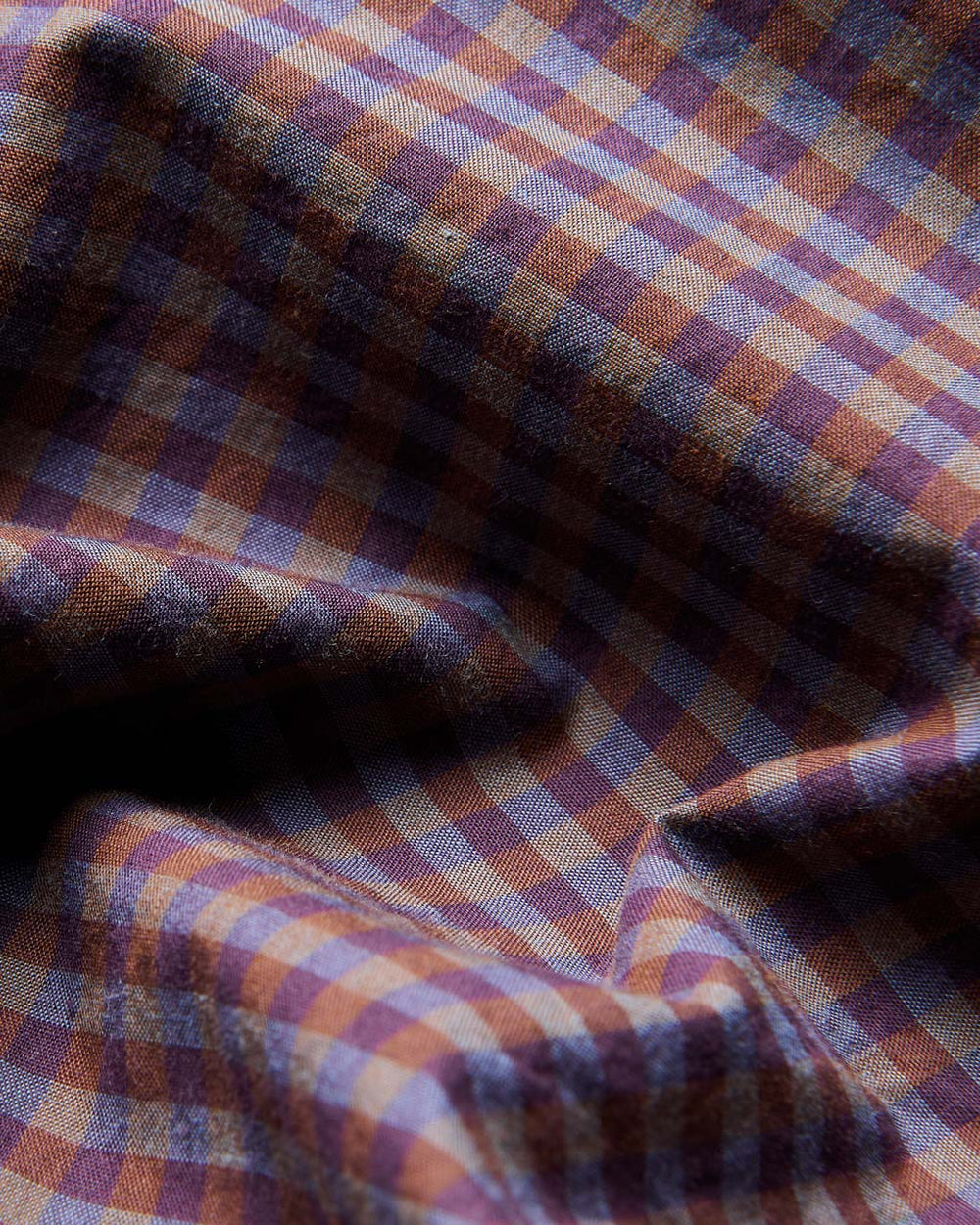 Chemises Ben Sherman Signature Gingham Long-Sleeve Violette | ISU-82518850